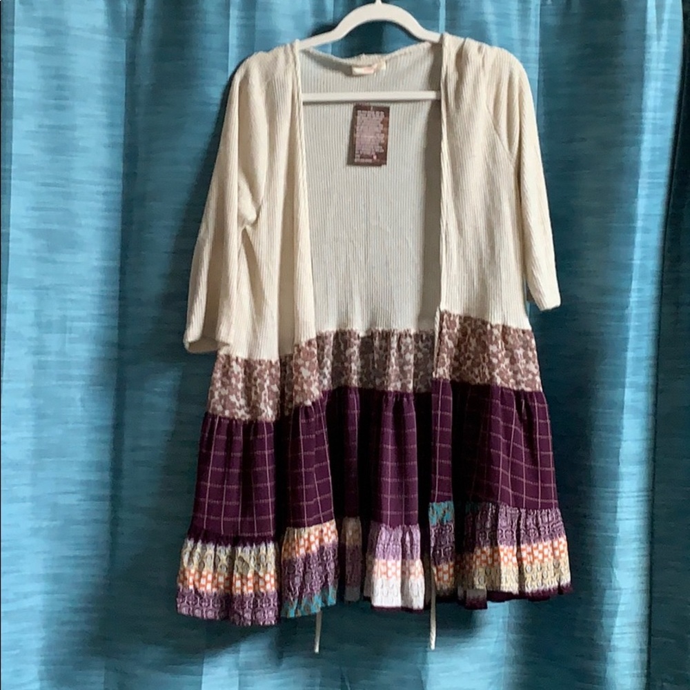 Open cardigan